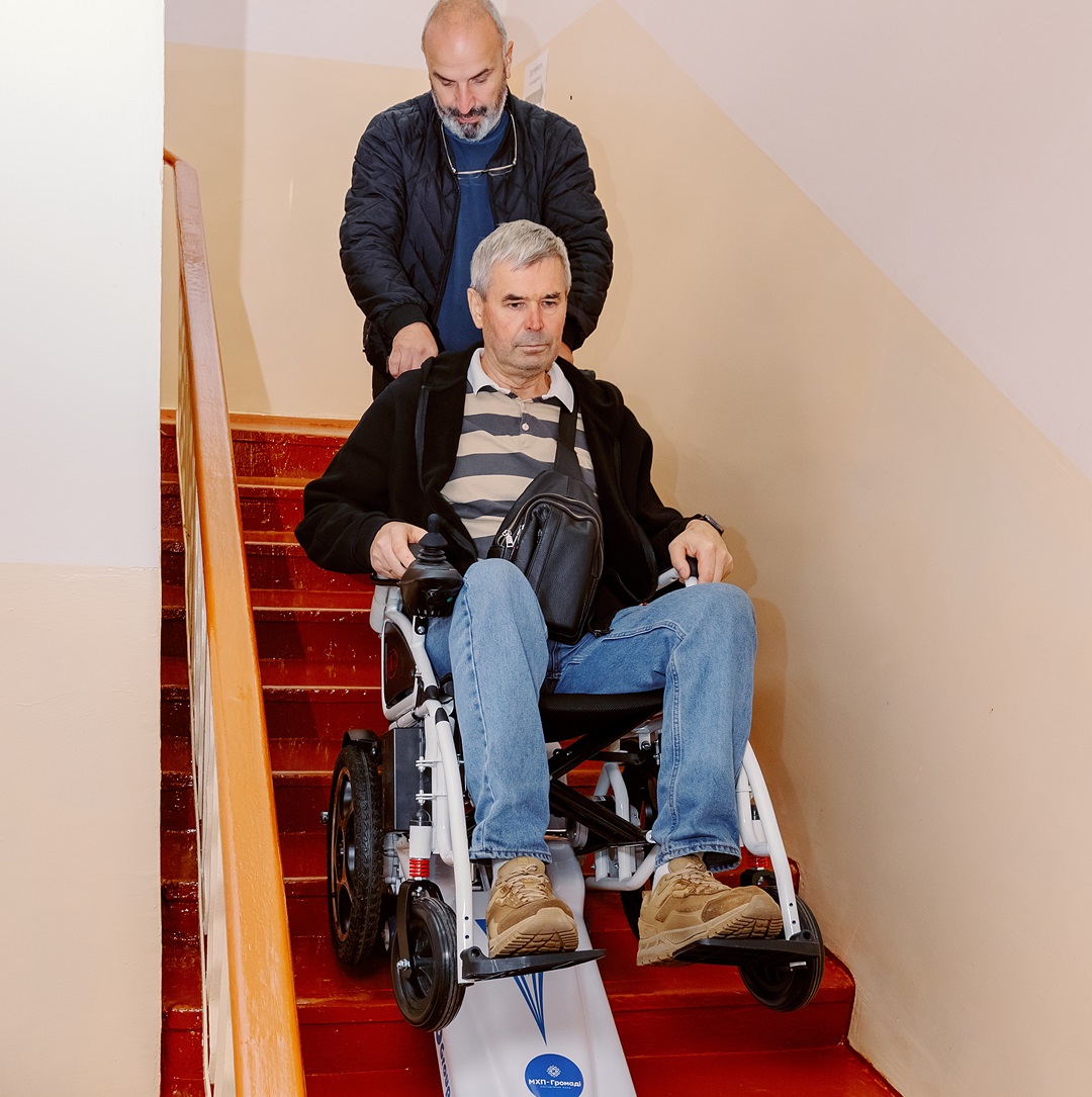 Rehabilitation Without Barriers: Hospital in Kyiv Region Installs Stairlift for Patients with Reduced Mobility